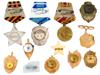 RUSSIAN SOVIET MILITARY CIVILIAN BADGES AND MEDALS PIC-2
