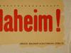 TWO VINTAGE LIMITED ED GERMAN POLITICAL POSTERS PIC-6