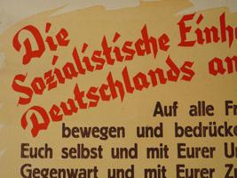 TWO VINTAGE LIMITED ED GERMAN POLITICAL POSTERS