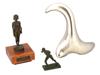 VINTAGE BRONZE AND ALUMINUM FIGURINES KUVSHINOFF PIC-0