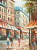 VINTAGE OIL CITYSCAPE PAINTING BY HENRY ROGAN PIC-1