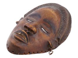 ANTIQUE AFRICAN CARVED WOOD MANDE TRIBAL DAN MASK