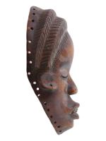 ANTIQUE AFRICAN CARVED WOOD MANDE TRIBAL DAN MASK