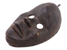 ANTIQUE AFRICAN CARVED WOOD MANDE TRIBAL DAN MASK