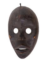 ANTIQUE AFRICAN CARVED WOOD MANDE TRIBAL DAN MASK