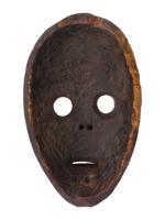 ANTIQUE AFRICAN CARVED WOOD MANDE TRIBAL DAN MASK