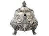 ANTIQUE 1865 ENGLISH STERLING SILVER TEAPOT SAVORY SONS PIC-3