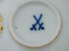 GERMAN MEISSEN PORCELAIN COFFEE CUPS AND SAUCERS PIC-5