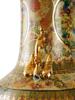 LARGE CHINESE GILT PORCELAIN VASE WITH BIRDS PIC-7