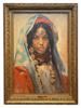 ATTR TO LEOPOLD CARL MULLER ORIENTAL PORTRAIT PAINTING PIC-0