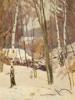 SOVIET LANDSCAPE OIL PAINTING BY DMITRY NALBANDYAN PIC-1