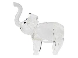 MINIATURE SWAROVSKI MANNER CRYSTAL ELEPHANT FIGURINE