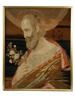 ANTIQUE CONTINENTAL EMBROIDERY OF ST JOSEPH PIC-0