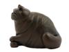 AMERICAN BRONZE FAT CAT FIGURINE BY DEBI POLLOCK PIC-4