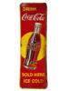 VINTAGE AMERICAN COCA COLA BOTTLE METAL SIGN PIC-0