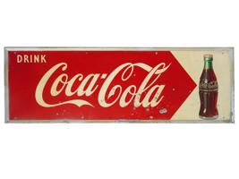 VINTAGE AMERICAN DRINK COCA COLA BOTTLE SIGN