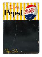 VINTAGE PEPSI COLA ADVERTISING TIN SIGN