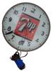 VINTAGE CANADIAN 7UP BULB ILLUMINATED ADVERTISING CLOCK PIC-0