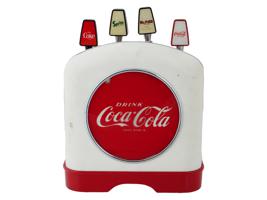 VINTAGE AMERICAN COCA COLA SODA TOMBSTONE DISPENSER