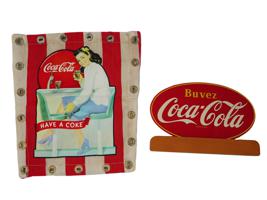 VINTAGE ADVERTISING COCA COLA ITEMS