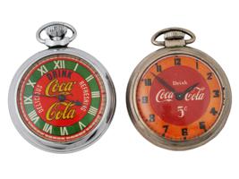 LOT OF TWO VINTAGE COCA COLA STOPWATCHES