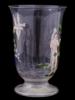 ANTIQUE BOHEMIAN MANNER ADAM EVE ENAMEL ART GOBLET PIC-4