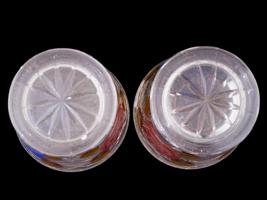 PAIR OF ANTIQUE BOHEMIAN MANNER CUT CLEAR GLASS CUPS