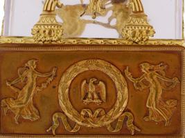 ANTIQUE FRENCH ROCK CRYSTAL AND GILT BRONZE BOX