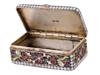 RUSSIAN SILVER CLOISONNE ENAMEL TRINKET BOX PIC-1