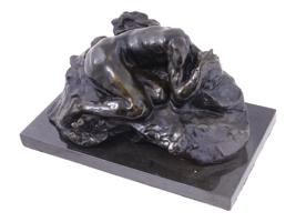 AFTER AUGUSTE RODIN FRENCH BRONZE SCULPTURE