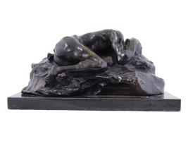 AFTER AUGUSTE RODIN FRENCH BRONZE SCULPTURE