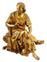 FRENCH GILT BRONZE SCULPTURE BY THEODORE DORIOT