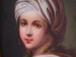 AFTER GINEVRA CANTOFOLI PORTRAIT MINIATURE PAINTING