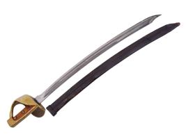 CUTLASS SABER 5617 WITH BRASS CLOSED GUARD