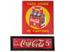 VINTAGE DRINK COCA COLA TIN ADVERTISING SIGNS PIC-0