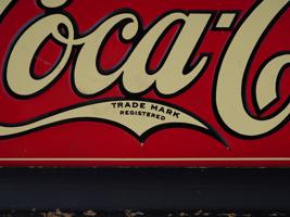 VINTAGE DRINK COCA COLA TIN ADVERTISING SIGNS