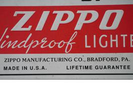 VINTAGE WOODEN EXIT AND ZIPPO TIN ADVERTISING SIGNS