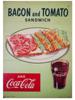 VINTAGE ADS COCA COLA CARDBOARD AND TIN SIGNS PIC-1