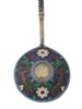 RUSSIAN SILVER ENAMEL SPOON WITH TWISTED STEM PIC-4