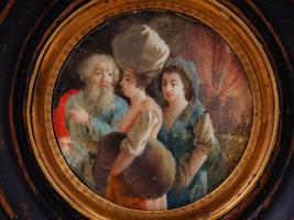 ANTIQUE 18TH C EUROPEAN MINIATURE PAINTING