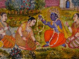 ANTIQUE INDIAN MUGHAL EMPIRE MINIATURE PAINTINGS