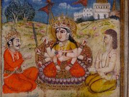 ANTIQUE INDIAN MUGHAL EMPIRE MINIATURE PAINTINGS