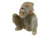 ANCIENT MESOAMERICAN HAND CARVED GREEN JADE FIGURE PIC-0