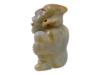 ANCIENT MESOAMERICAN HAND CARVED GREEN JADE FIGURE PIC-3