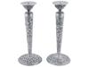 PAIR OF BARBOUR S P CO SILVER PLATED CANDLE STICKS PIC-1