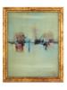 ABSTRACT INDIAN OIL PAINTING BY VASUDEO S GAITONDE PIC-0