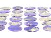 LARGE COLLECTION OF CARVED OVAL CHAROITE STONES PIC-2