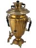 ANTIQUE RUSSIAN BRASS SAMOVAR BY BATASHEV FACTORY PIC-0