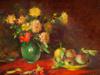 RUSSIAN STILL LIFE OIL PAINTING BY ANATOLE EFIMOFF PIC-1