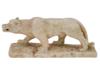 ANCIENT HELLENISTIC CARVED MARBLE WALKING WOLF FIGURINE PIC-1